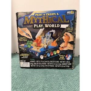 Paint & Create a Mythical Play World Kit - New